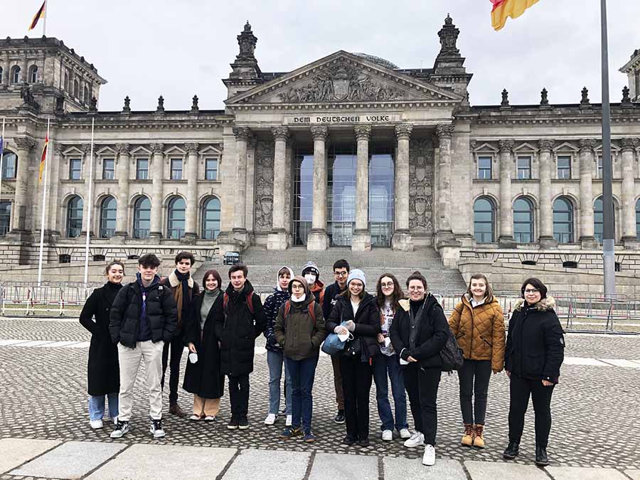 14 élèves germanistes du Lycée Fénelon Notre-Dame de La Rochelle sont partis une semaine à Berlin, ville mémoire.