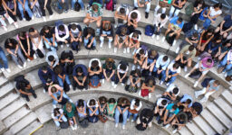 Accueil de nos jeunes à la rentrée dans l'Ensemble scolaire Fénelon Notre-Dame de La Rochelle.