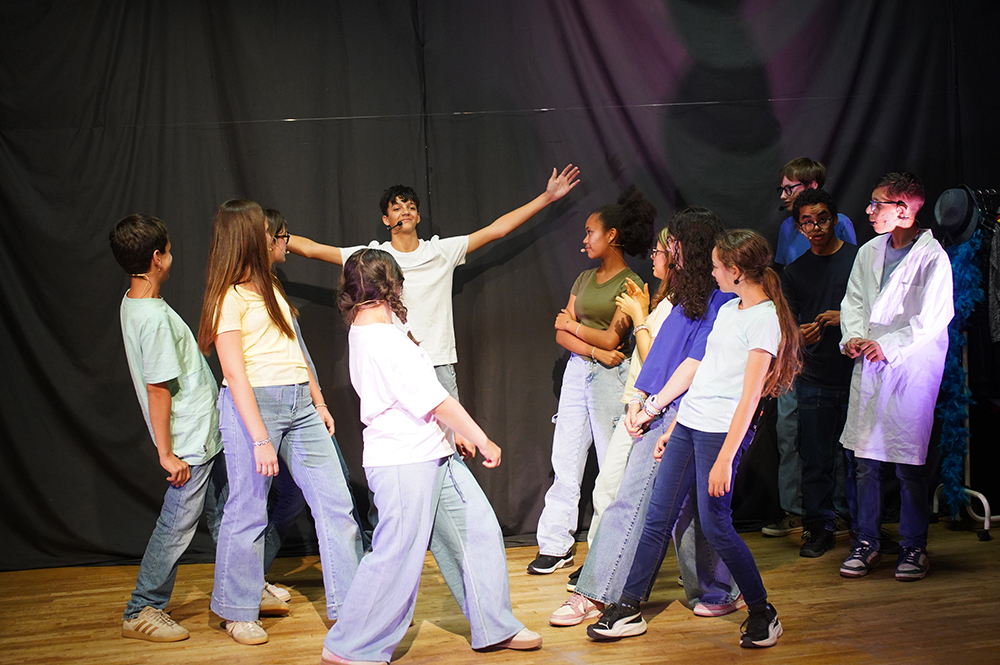 Ensemble, les élèves de l'ACF « musique classique, slam et hip-hop » et les jeunes du dispositifs ULIS du Collège Fénelon Notre-Dame de La Rochelle ont conçu la Comédie musicale « Ce que la lumière cache », un spectacle inclusif éblouissant !